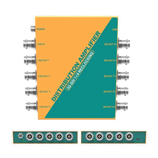 AVMATRIX SDI Splitter 1×9 Distribution Amplifier 3G/ HD/SD Supported DVB-ASI Formats, Re-clocking, Equalization, Signal Retiming 1080p @60hz （SD1191）