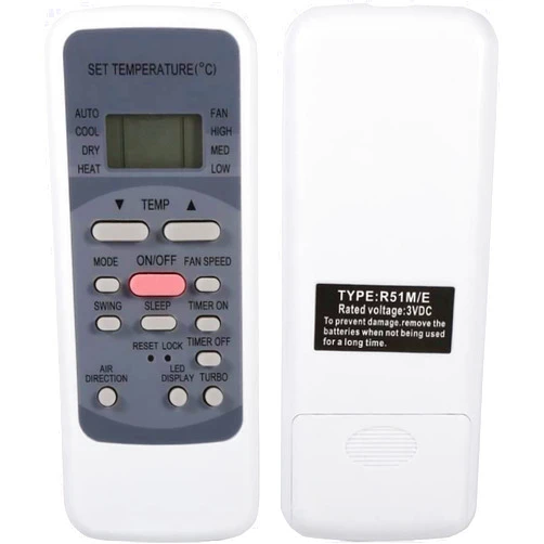 UBay Universal Remote Control Replacement for Midea Air Conditioner (Type: R51M/E)