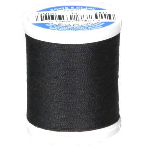 COATS & CLARK S900-0950 Dual Duty XP General Purpose Thread, 125-Yard, Celestial Black