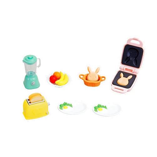 Calico Critters, Doll House Furniture and Décor, Breakfast Playset