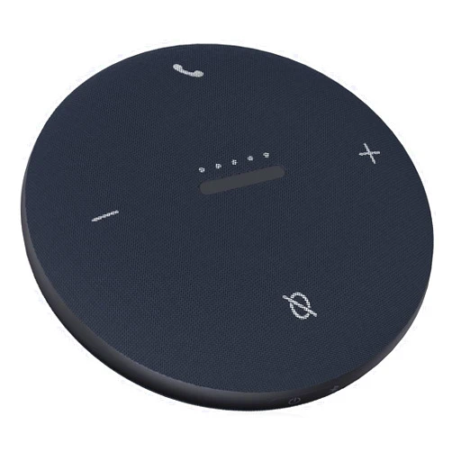 HITROLINK Bluetooth Speakerphone, Conference Speakerphone with 4 Mics 360° Voice Pickup, NFC, USB C, Bluetooth Portable Speakerphone for Office, Meeting Room, Compatible with Zoom, Team, Skype