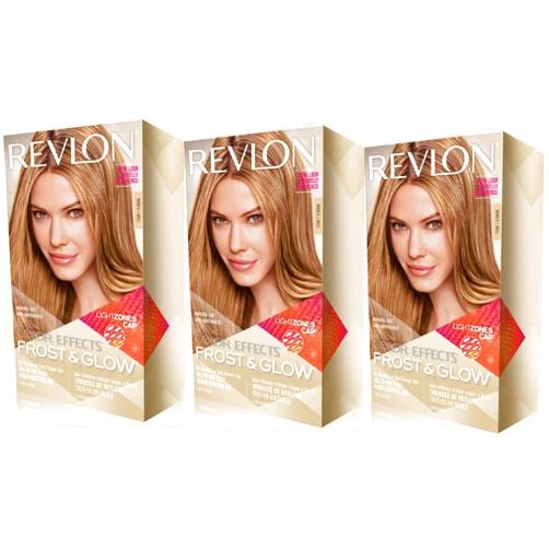 Revlon Colorsilk Color Effects Frost and Glow Highlights, Honey, 3 Count