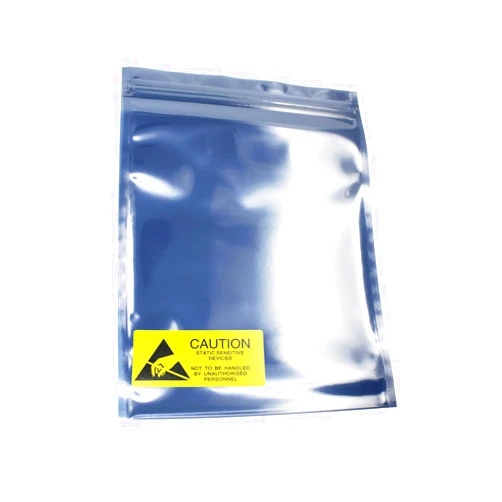 CW-Mart Resealable Antistatic Ziplock ESD Shielding Bags 50 Pcs (15x20 cm/6x8 inch) Anti Static for 3.5