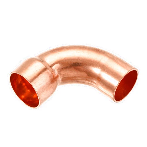 MECCANIXITY 90 Degrees Elbow Copper Pipe Fitting Short Turn Brazing Connection 7/8 Inch ID for HVAC Cooling Solar Equipment