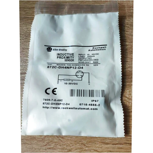 GEESONG Original Fit for Allen Bradley Proximity Switch 872C-DH4NP12-D4 10-30VDC 200mA 4mm