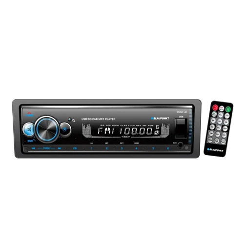 BLAUPUNKT IRVINE140 Car Audio Multi Media Player with Bluetooth and Radio Stereo Receiver 1-DIN MP3 / USB/SD/AUX