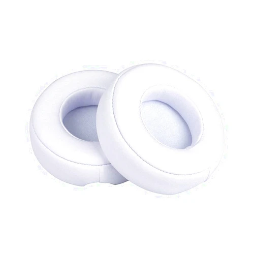 GGZZ Replacement Ear Pad/Ear Cushion/Ear Cups/Ear Cover/Earpads Repair Parts Compatible with Monster Beats by Dr. Dre Pro Detox Headphones White