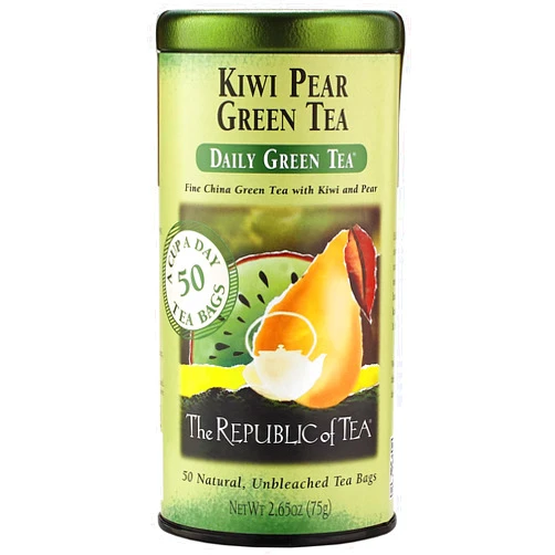 The Republic of Tea, Kiwi Pear Tea, 50-Count