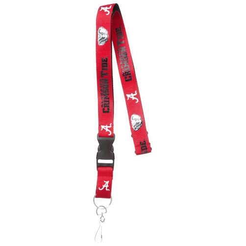 Pro Specialties Group NCAA Two-Tone Lanyard with breakaway safety clasp and easy-remove clip for keys or ticket holder