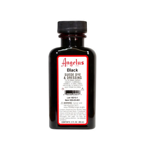 Angelus Suede Dye, 3 oz, Black