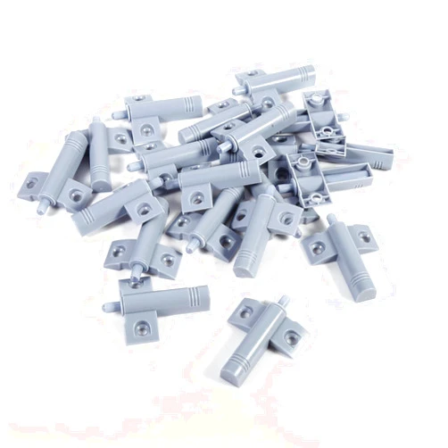 Yosoo Health Gear 20Pcs/Lot Soft Closers for Kitchen Cabinet, Plastic Damper Buffer Door Stop Drawer Soft Quiet Close Closer Damper Buffers Door(Grey)