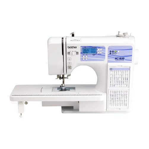 Brother HC1850 Sewing and Quilting Machine, 185 Built-in Stitches, LCD Display, 8 Included Feet