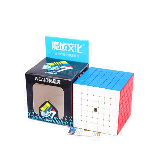 LiangCuber Moyu Meilong Speed Cube 7x7 Stickerless Meilong Puzzle Cube Education Toys Magic Cubes
