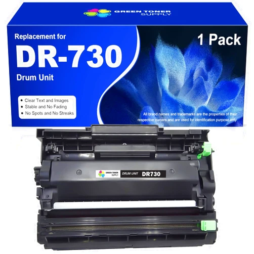 Green Toner Supply Compatible DR730 Drum Unit Replacement for Brother DR 730 DR-730 Drum Unit for DCP-L2550DW HL-L2350DW HL-L2370DW MFC-L2710DW MFC-L2750DW Printer, (1 Pack, NOT Include Toner)