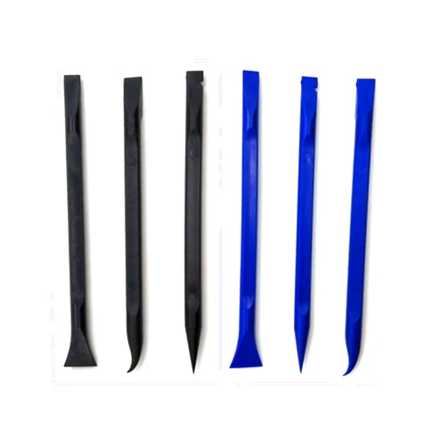 VBHHY Carbon Fiber Plastic Scraper Multi-Purpose Scraper Non-Scratch Cleaning Tool Easy to Clean Small and Narrow Spaces and Gaps, Perfect to Remove Stickers, Labels, Oil Stains, Food, Dirt, Etc 6-Pcs