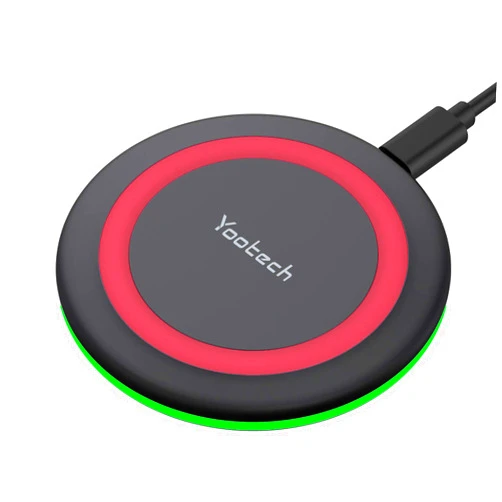 Yootech Wireless Charger,10W Max Fast Wireless Charging Pad Compatible with iPhone 16/16 Plus/16 Pro Max/15/14/13/SE 2022/12/11/X/8,Samsung Galaxy S22/S21/S20,for AirPods Pro 2(No AC Adapter)