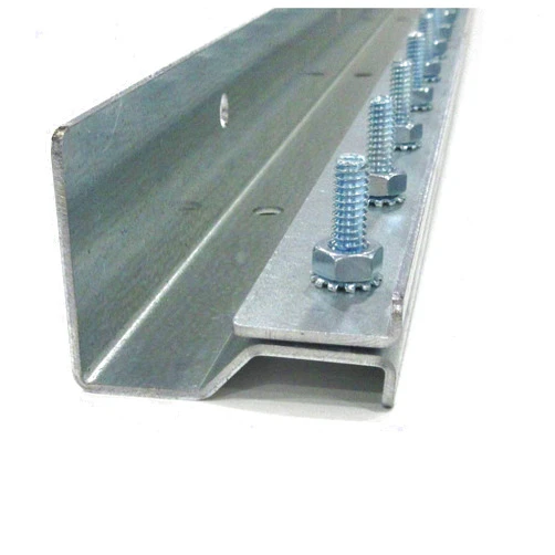 Strivide Strip Curtain Door Hardware - Commercial Industrial Strength Universal Jamb or Wall Mount Strip Door Hanger, 14 ga Galvanized Steel Plastic Strip Door Hanger - 6 Foot (Two 3 Foot Sections)