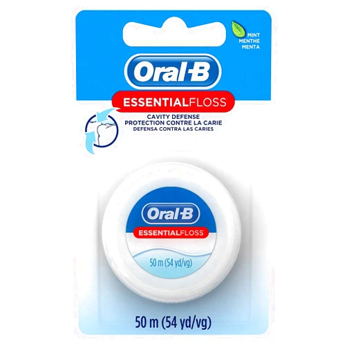 Oral-B 54 Yards Floss Essential Mint Wax (6 Pack)
