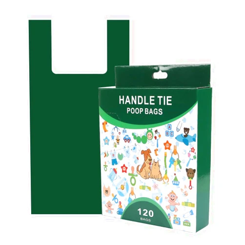 Mavere Odor Sealing Cat Litter Bags - Durable and Unscented with Handles Scoop Tie Bags Cat Waste Bag, Leak Proof Pet Disposal, Unscented, 120 bags