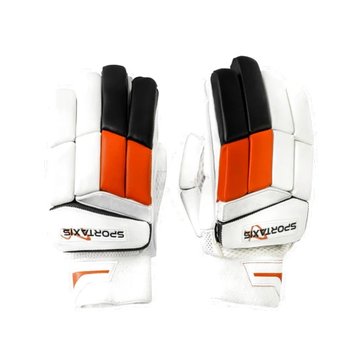SPORTAXIS Premium Cricket Batting Gloves for Batsman, Split Fingers, Stylish Design, Comfortable Grip, PVC Thumb Patch, & Breathable mesh for Ventilation, for Adults