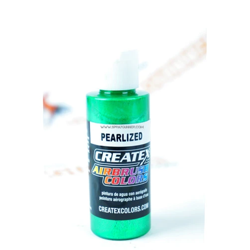 Airbrush Colors Createx Pearlized 5305 Pearl Green 2oz. Paint. by SprayGunner