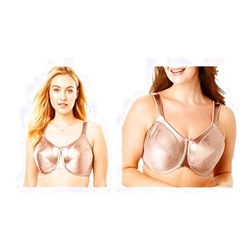 Bali Women's Satin Tracings Minimizer Underwire Bra