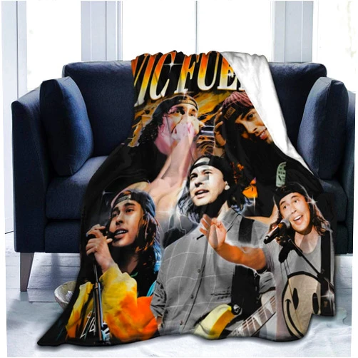SUNZHI Blanket Vic Musics Fuentes Throw Flannel Blankets for Bed Sofa Room Couch Chair Camping Travel Lightweight Warm Soft Air Conditioning Blankets for All Seasons 40