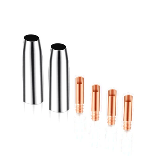 HIZONE MIG Welding Gun Kit, 2PC Conductive Nozzles, 2PC .030