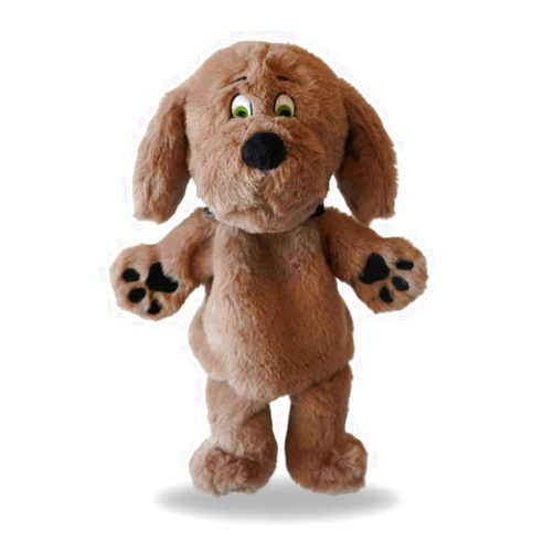 PUPPET PALS MYPUPPETPALS.COM Puppet Pals 10” Plush Brown Dog Hand Puppet – Soft and Interactive Puppet Toy for Kids and Adults