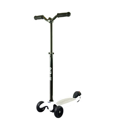 Micro Kickboard Reloaded Three-Wheel Scooter for Big Kids, Teens, & Adults – Lean-to-Steer Carving Ride, Adjustable T-Bar, Wide Wheels, Up to 220 lb, Ages 13+