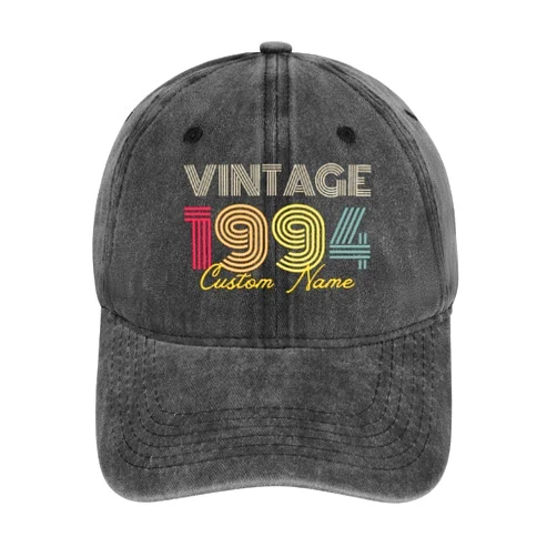 MUHTETA 30th Birthday Gifts 1994 Vintage Hat 30 Years Old Baseball Cap for Men Women Papa Mama