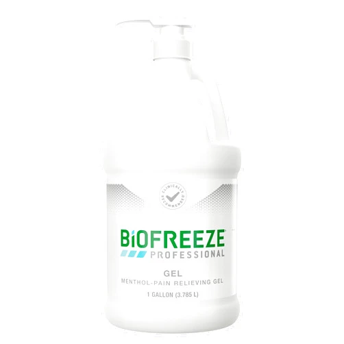Biofreeze Professional Strength Pain Relief Gel, Arthritis Pain Reliver, Knee & Lower Back Pain Relief, Sore Muscle Relief, Neck Pain Relief, FSA Eligible, 128 FL OZ Biofreeze Menthol Gel