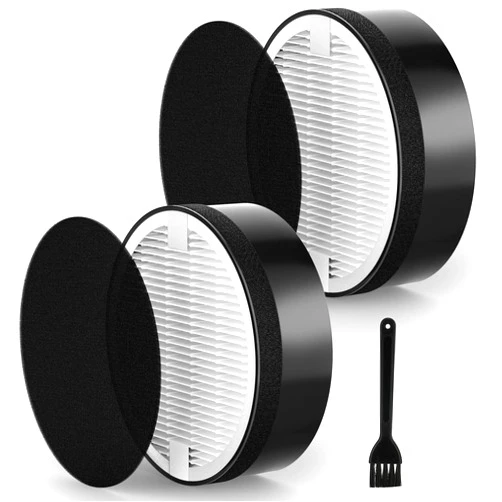 Cabiclean LV-H132 Replacement Filter Compatible with LEVOIT LV-H132 Air Puri-fier Replacement Filter, 3-in-1 H13 True HEPA Filter High-Efficiency Activated Carbon Filter, Part # LV-H132-RF, 2 Pack