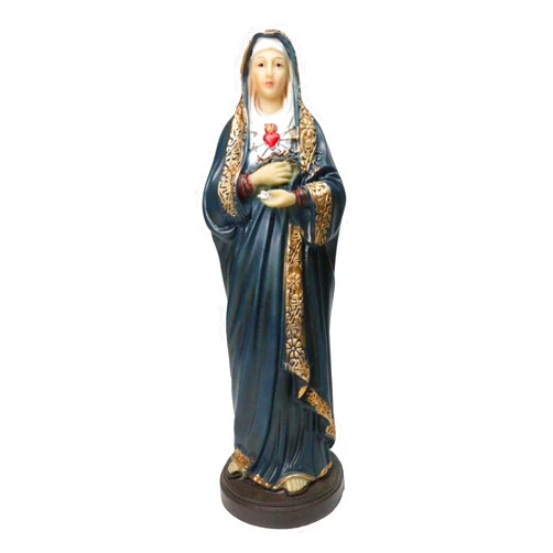 Ebros Gift Our Lady of Seven Sorrows Mater Dolorosa Standing Blessed Virgin Mary Statue with Base 8