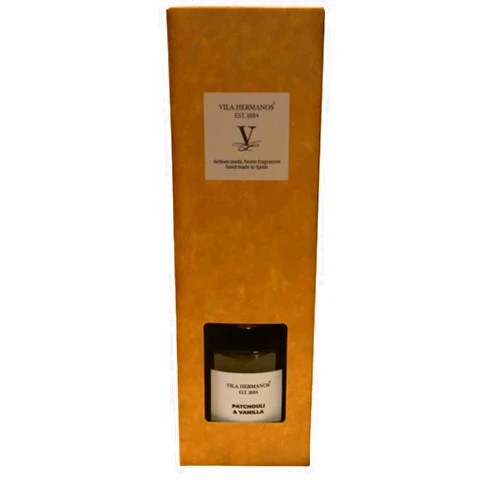 Vila Hermanos Patchouli and Vanilla Small Reed Diffuser 3.3 Fl Oz