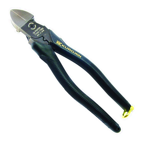 FUJIYA Tools, 7700N-175BG, High Leverage Diagonal Cutting Nippers, Black & Gold color-, 7 Inch