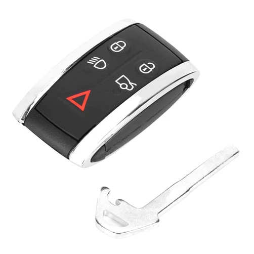 Aramox Car Key Fob,Car Remote Key Fob Shell Case Replacement Fits for Jaguar XF 2009-2012 5 Button