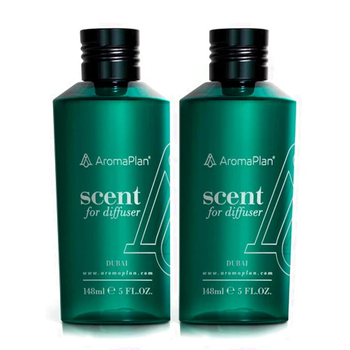Aromaplan Hotel Scents Dubai 5 Fl Oz (2 Pack), Luxury Aroma & Hotel Fragrance Diffuser Oil- Hotel Diffuser Oil for Aromatherapy- USA Made, Bigger Bottle, Bolder Aroma & Longer Lasting