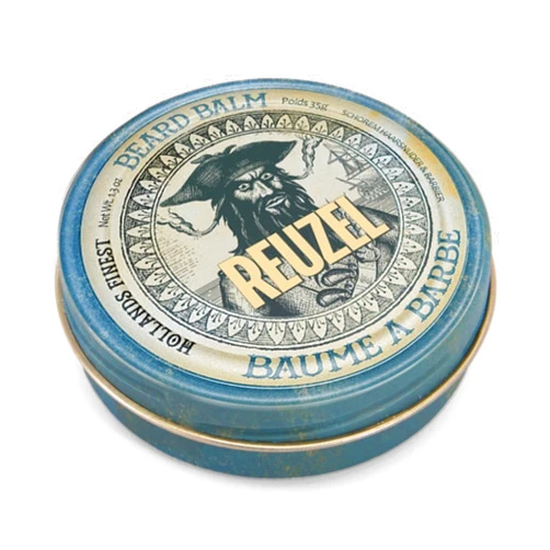 Reuzel Wood and Spice Beard Balm - All-In-One Treatment for a Fresh, Polished Beard - Conditioning, Sculpting, and Shaping Moisturizer with Shea Butter and Argan Oil - Woody Spice Fragrance