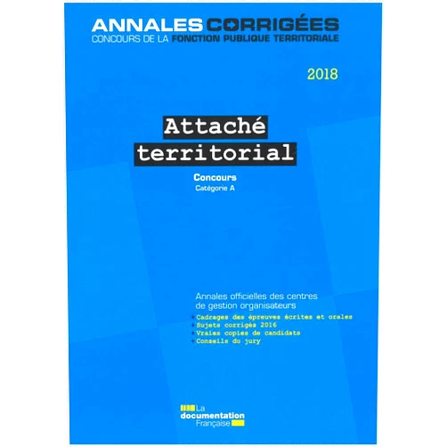 Centre Interdépartemental de gestion de la petite couronne de la région Ile de France (CIGPC) Attaché territorial 2018 - Concours