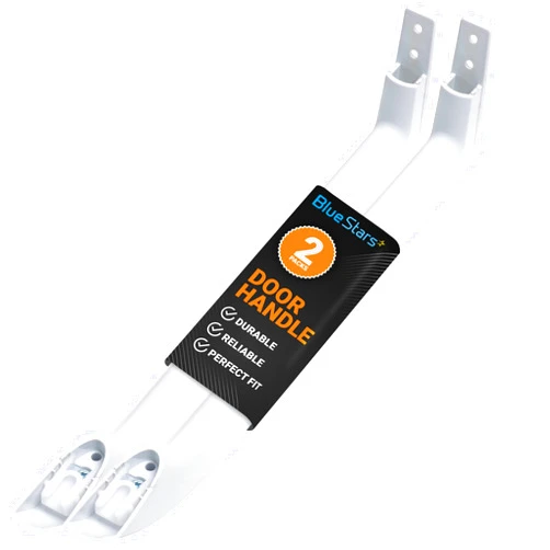 BlueStars 5304486359 5304506469 Refrigerator Door Handle Set - Compatible with Frigidaire Freezers - Replace Parts 5304504507, 242059501, 242059504-2 Pack