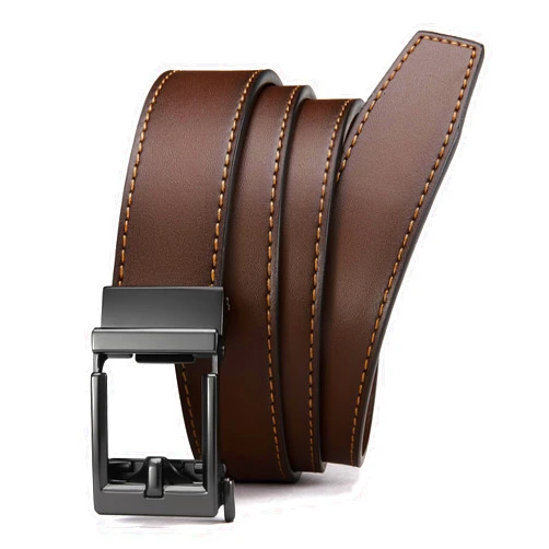 CHAOREN Leather Ratchet Belt Men - Mens Belts Casual Accessories for Every Occasion (35mm)