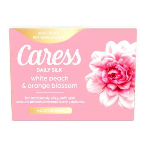 Caress Beauty Bar Soap For Noticeably Silky Soft Skin Daily Silk Extract and Floral Oil Essence 3.15 oz 3 Bars