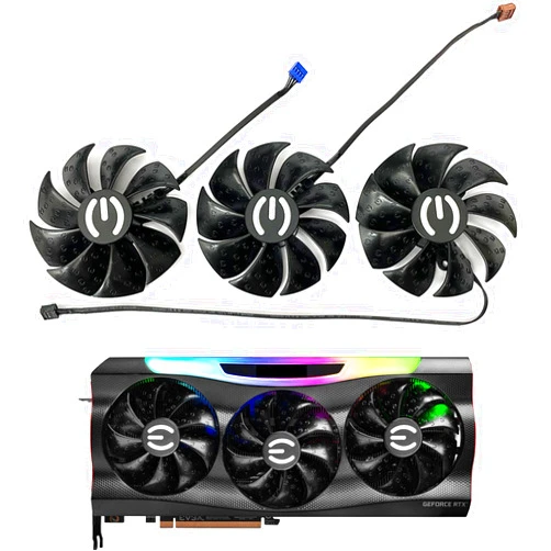 KIKIFAN 87MM PLD09220S12H Graphics Card Cooling Fan Replacement for EVGA GeForce RTX 3070 3080 TI 3090 FTW3 Ultra Gaming Cooler Fan