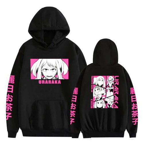 Xuminvty Dabi Anime Hoodie Academia Ochaco Uraraka Sweatshirt Tomura Shigaraki Hero Deku Pullover Kirishima Cosplay