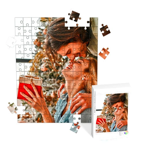 RoyAroma Custom Puzzle from Photos, Personalized Photo Puzzle 120/500/1000 Piece, Unique Puzzle Gifts for Couple, Family and Friends, Great for Valentine's Day, Christmas, Anniversary, Holidays Jigsaw Puzzle