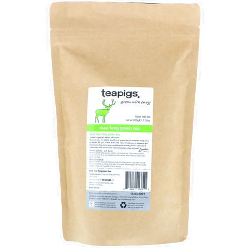 Teapigs Mao Feng Green Tea Tea Made With Whole Leaves (1 Pack of 200g Loose)