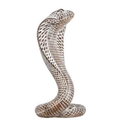 Nikki and Max Cobra Statue Sculpture, Resin, 7.08 inches, Home Decor. New Year 2025, Ceramic Snake