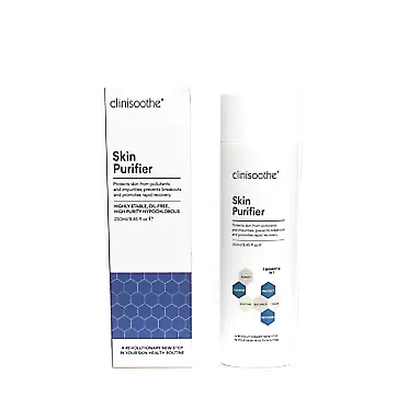 CLINISOOTHE+ 8.4oz Pour | 7-in-1 Benefits | Daily Cleanser For Clearer Skin | No Sting Non-Irritant High Purity Hypochlorous | For All Skin Types | Soothes Sensitive Skin