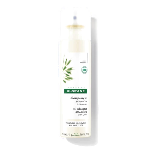 Klorane - Ultra-Gentle Dry Shampoo with Oat+ - Gentle Formula Instantly Revives Hair - Paraben & Sulfate-Free